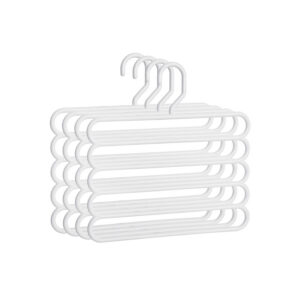 SONGMICS pladsbesparende buksestativ, hvid