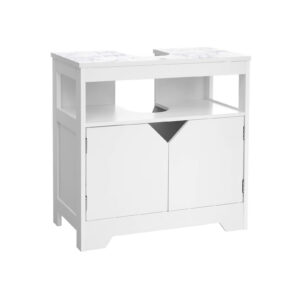 VASAGLE tvättställsskåp i marmorlook