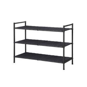 SONGMICS 3-tasoinen kenkäteline, savuharmaa