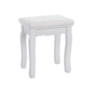 SONGMICS Fris?rstole med rosenpynt