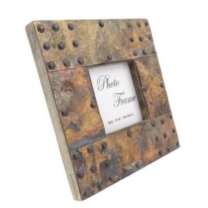 Fotoram i trä med täckande plåt Fotostorlek 10 x 10 cm | A-1106