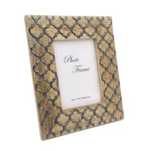 Fotoram i trä med marockansk klöver Fotostorlek 13x18 cm | A-1155