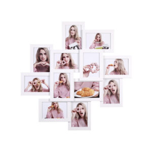 SONGMICS billedrammekollage 12 fotos hvid