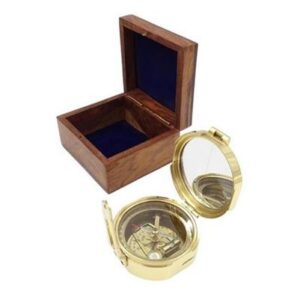Brunton compass in a wooden box - CB5