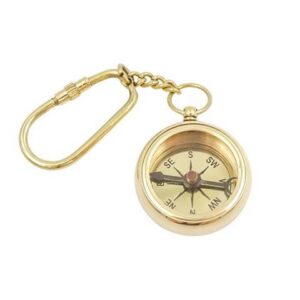 Metal kompas nøglering NC2050