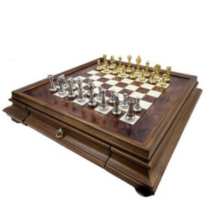 Big Exclusive Gold-Plated Metal Chess 53x53 cm – N137