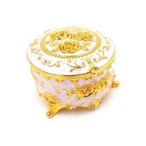 Dekorativ rund metallåda – RG