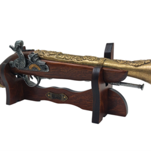 Capsule pistol on Wooden Stand - Replica 18th century – 154S