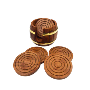 Puinen mukinlasinaluset - tynnyrisetti - DNU-019