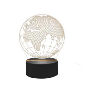 Globe - LED-lampe - 7 forskellige farver - USB - P108