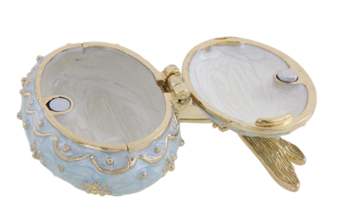 Ainutlaatuinen metallinen lahjapakkaus kristalleilla – Dragonfly – B0780-06 - Image 3