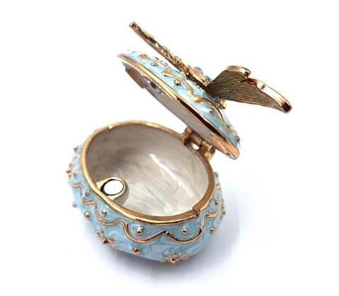 Ainutlaatuinen metallinen lahjapakkaus kristalleilla – Dragonfly – B0780-06 - Image 5