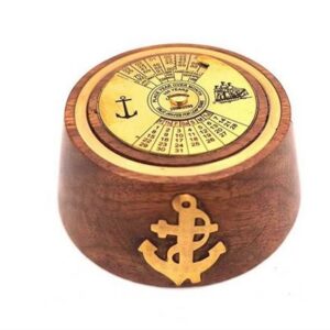 Evighetskalender – Mässing och trä – NI1415