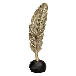 Gulddekoration - Fjer - 30,7 cm - 43933FJH