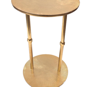 Glamour Gold Round Metal Coffee Table - 1051A