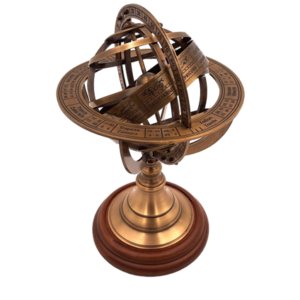Brass astrolabe - Height 21cm - AMG140