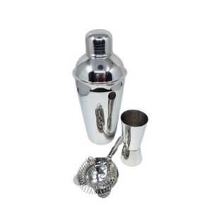 Bartenderset i stål, 3 delar – BS48171