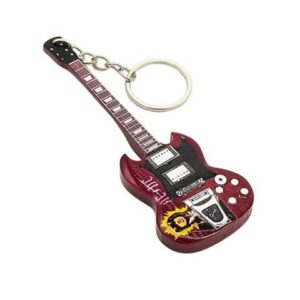 AC/DC guitar keychain - Angus Young - Tribute - EGK-0597