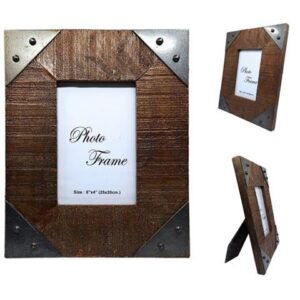 Puinen valokuvakehys 10x15 cm vintage - mangopuu - 30374A