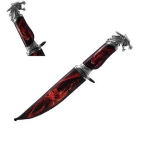 Teräksinen tikari – lohikäärmekahva – koristeellinen – SW-189