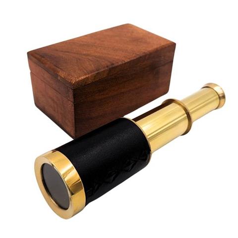 Brass Vintage Telescope in Wooden Box – NC 1111 - Image 4
