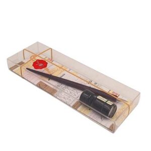 Calligraphy Set – Wooden Dip Pen + Ink – 708