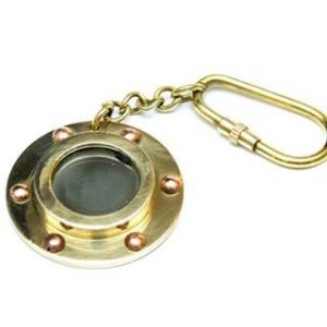 Porthole Mirror Keyring KEY-0134B
