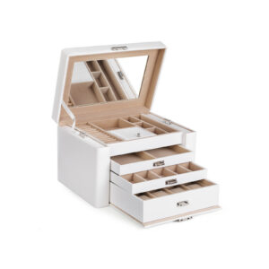 SONGMICS korulaatikko 3 laatikkoa valkoinen