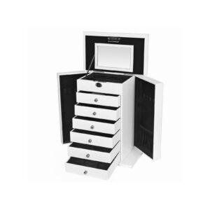 SONGMICS korulaatikko 6 laatikkoa valkoinen