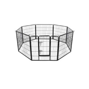 Feandrea koiran aitaus  kahdeksankulmainen musta