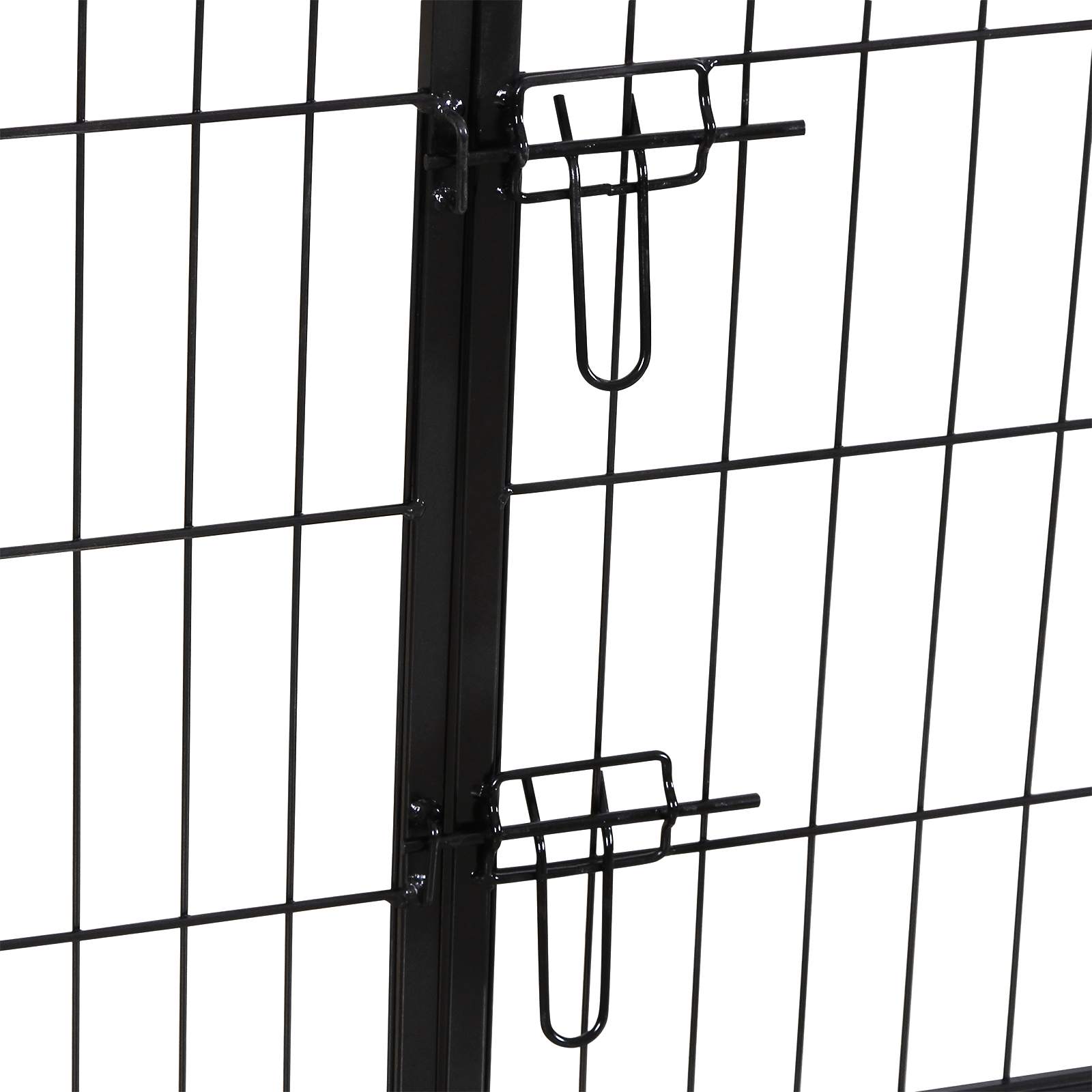 Feandrea koiran aitaus kahdeksankulmainen musta - Image 5