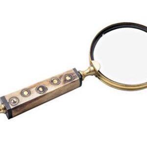 Brass magnifying glass with bone handle NI810
