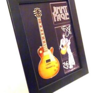 Jimmy Page mini-guitar i ramme FMG-012