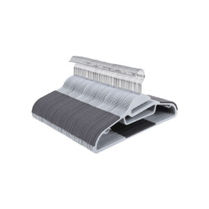 SONGMICS Anti-Slip Hangers 50 pieces Gray