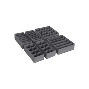 SONGMICS alusvaatteiden säilytyslaatikot, 6 kpl