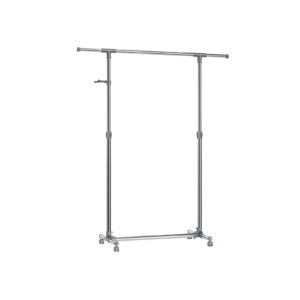 SONGMICS Extendable Clothes Rack Gray
