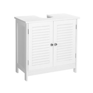 VASAGLE Matt White Vanity Unit
