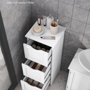 VASAGLE storage cabinet with 3 drawers