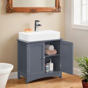 VASAGLE Washbasin cabinet, vanity unit, base cabinet