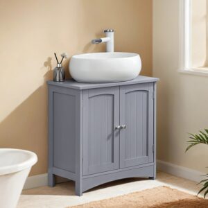 VASAGLE Washbasin cabinet, vanity unit, base cabinet