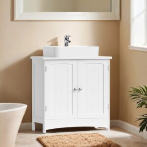 VASAGLE Washbasin cabinet, vanity unit, base cabinet