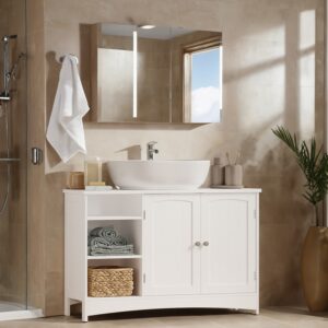 VASAGLE Washbasin cabinet, base cabinet, bathroom cabinet