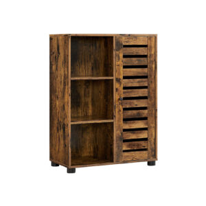 VASAGLE-senkki lasilevyllä ja liukuovella