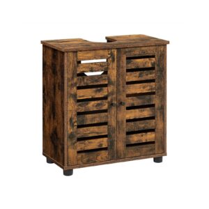 VASAGLE washbasin cabinet with adjustable shelf Vintage brown