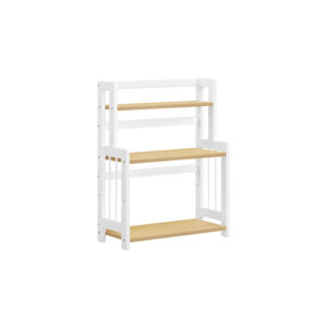 SONGMICS 3-tasoinen maustehylly työtasolle, luonnonvärinen tammi