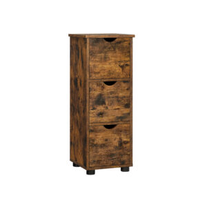 VASAGLE kylpyhuoneen kaappi laatikoilla, vintage-ruskea