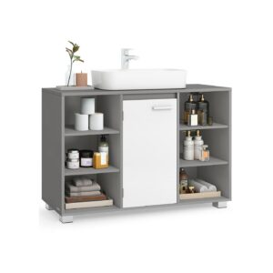 VASAGLE Vanity cabinet with adjustable shelves