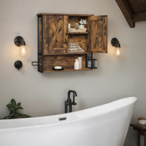 VASAGLE Väggskåp i badrummet