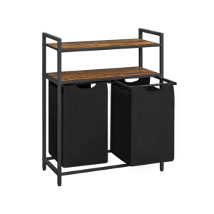 VASAGLE vasket?jskurv med 2 rum