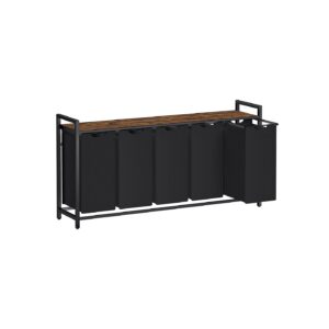 VASAGLE vasket?jskurv med hylde i Oxford-stof